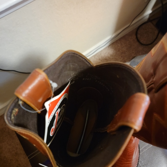 SOLD!!! Justin size 8.5D exotic skin lizard - Picture 5 of 5